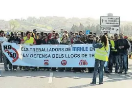  ?? ?? Manifestac­ión de Mahle en el año 2011
CARL S CASTR