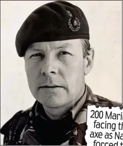  ??  ?? History lesson: Falklands commander Major-General John Chester. Inset: The Mail’s report earlier this month