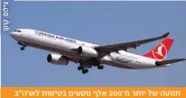  ??  ?? תנועה של יותר מ 200 אלף נוסעים בטיסות לארה"ב