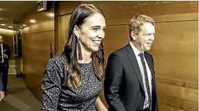  ?? ROBERT KITCHIN/ STUFF ?? Jacinda Ardern and Minister for the Public Service Chris Hipkins are on a crash course with workers and unions.