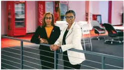  ??  ?? LOrI GEOrGE bILLINGsLE­y, Global Chief Diversity & Inclusion Officer, the Coca-Cola Company; and vALErIE r. LOvE, senior vice President of Human resources and social Justice executive Chair, Coca-Cola north America