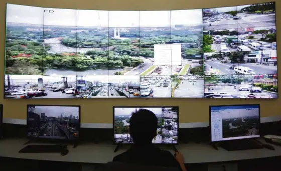  ?? NIÑO JESUS ORBETA ?? CITY WATCH The Quezon City government has taken another step to keep tabs on crime, traffic and disaster on its streets by setting up this P300-million Emergency Operations Center.