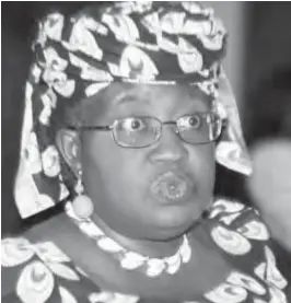  ??  ?? Mrs Okonjo-Iweala, Finance Minister