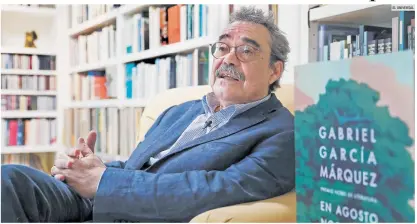  ?? EL UNIVERSAL ?? GONZALO GARCÍA BARCHA. El hijo del escritor Gabriel García Márquez es miembro de la junta directiva de la Fundación Gabo.
