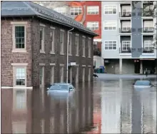  ?? SUBMITTED PHOTO ?? Buildings and vehicles in Phoenixvil­le and other parts of Chester County were damaged by extensive flooding from the remnants of Hurricane Ida.