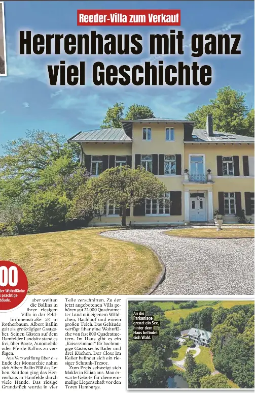 Herrenhaus mit ganz viel Geschichte | Hamburger Morgenpost | PressReade­r