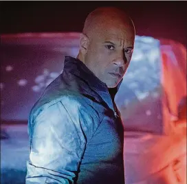  ?? COLUMBIA PICTURES/TNS ?? Vin Diesel stars in “Bloodshot.”