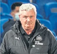  ??  ?? Beleaguere­d Newcastle boss Steve Bruce