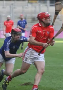  ??  ?? Fethard captain Garrett Foley getting his team on the attack in Croke