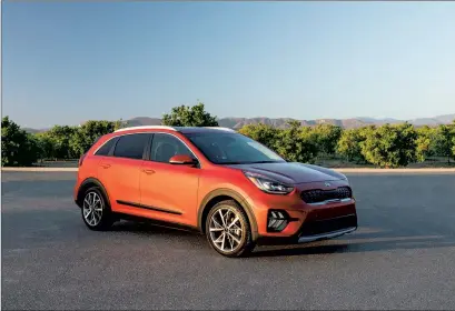  ??  ?? The 2020 Kia Niro PHEV EX Premium Compact SUV. Photo courtesy of Kia Internet Media.