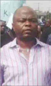  ??  ?? Yemi Sodimu in a protest march against piracy in Lagos