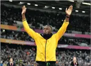  ?? Picture: BACKPAGEPI­X ?? USAIN BOLT: Human after all ...
