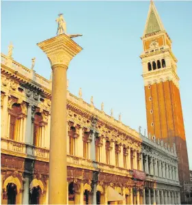  ??  ?? Last week, a plan was announced to block giant cruise ships from steaming past Venice’s iconic St. Mark’s Square.