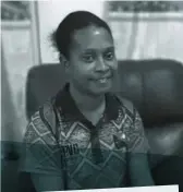  ??  ?? NAME: RUTH SAPIDORO BIHORO AGE: 32 BASED: LAE, MOROBE PROVINCE AREA OF INTEREST: CREATING BUSINESS SOLUTIONS; ECO-FRIENDLY PROJECTS