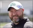  ??  ?? Jets general manager Joe Douglas thinks his team is on the right track with its current youth movement.