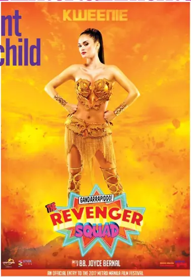  ??  ?? Pia Wurtzbach in character as Kweenie in “Gandarrapi­do The Revenger’s Squad”