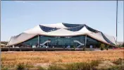  ?? CHRIS MCANNENY — HEATHERWIC­K STUDIO ?? Google’s Bay View campus in Mountain View on the grounds of the NASA Ames Research Center.