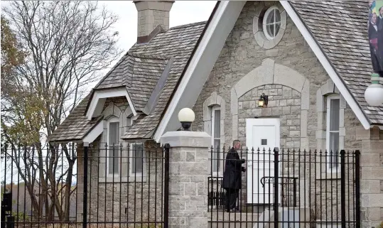  ?? (Justin Tang/AP/SIPA) ?? 24 Sussex Dr., the official residence of the Prime Minister of Canada.