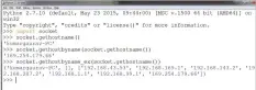  ??  ?? Figure 5: Fetching IP addresses associated with the local system