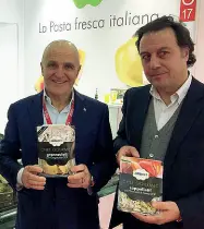  ??  ?? Ai vertici
Il presidente di Alibert, Valentino Fabbian (a sinistra), con l’Ad Pierluca Mezzetti: dal 2016 sono a capo dell’azienda trevigiana