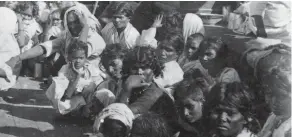  ??  ?? Indentured Indians Bound For Natal on board the SS UMONA Picture Credit 1860 Heritage Centre