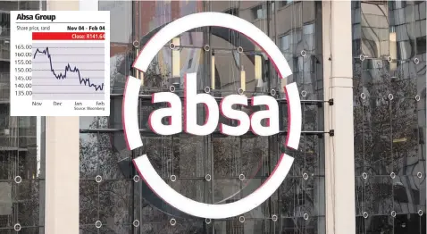  ?? | Supplied ?? ALL ABSA’S CORPORATE AND INVESTMENT BANKING operations are expected to be rebranded under the Absa brand by the end of this month.