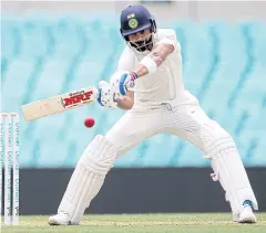  ?? AP ?? India’s Virat Kohli plays a shot during a recent match.