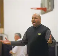  ?? H John Voorhees III / Hearst Connecticu­t Media ?? Former UConn star Chris Smith, shown here in 2014 as the coach of the Kolbe Cathedral boys basketball team.