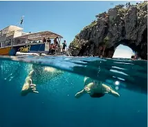  ??  ?? Dive Tutukaka’s trips to the Poor Knights Islands Marine Reserve are an example of regionally important tourism attraction­s that could be in line for special assistance to ensure they come through the Covid-19 recession.