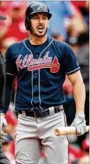  ?? COMPTON / CCOMPTON@AJC.COM 2019 CURTIS ?? Ex-Braves left fielder Matt Joyce signed with the Marlins, adding another veteran as Miami tries to boost its offense.