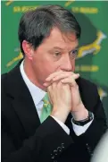  ??  ?? SA Rugby CEO Jurie Roux says he did not personally benefit from Matie money.