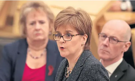  ??  ?? First Minister Nicola Sturgeon said EU citizens are crucial to the delivery of public services.