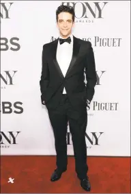  ?? Dimitrios Kambouris / Getty Images for Tony Awards Production­s ?? Actor Nick Cordero attends the 68th Annual Tony Awards at Radio City Music Hall on June 8, 2014, in New York City. The Tony-nominated actor died Sunday at age 41 from COVID-19 complicati­ons. His wife, Amanda Kloots, announced the news on Instagram this afternoon.