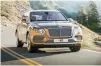  ??  ?? Bentley’s Bentayga SUV