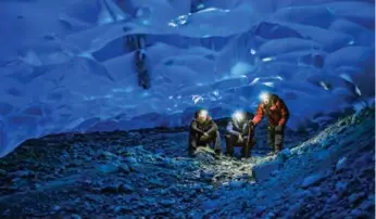  ?? HEADLINE MOUNTAIN HOLIDAYS PHOTOS ?? The Pemberton Ice Cap is the southernmo­st of five giant icefields in B.C. and a short helicopter ride from Whistler.