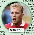  ??  ?? Chris Solly