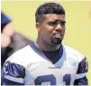  ?? TONY GUTIERREZ/ASSOCIATED PRESS ?? Cowboys rookie running back Ezekiel Elliott has been accused by his girlfriend of assaulting her. The police and NFL are investigat­ing.