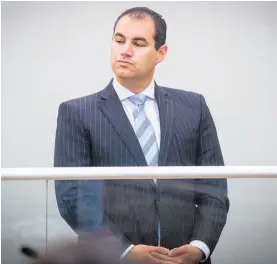  ?? Photo / Jason Oxenham ?? Jami-lee Ross is on trial in the High Court at Auckland, accused of helping to facilitate an illegal political donation.