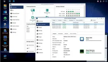  ??  ?? BELOW Synology’s slick DSM software provides a wealth of data backup apps