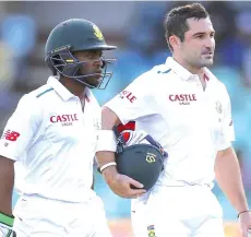  ??  ?? Temba Bavuma (left).