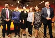  ??  ?? Bonsey Design Strategic Director Bhavit Bhatt; UnionBank Customer Experience Manager, Julian Aboitiz; MDI Chief Executive Officer, Myla Villanueva; UnionBank Deputy Center Head for Consumer Finance and Chief User Experience Officer. Ana...