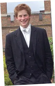  ?? ?? School days: Prince Harry at Eton