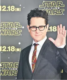  ??  ?? Abrams poses during a promotiona­l event for ‘Star Wars: The Force Awakens’ in Tokyo on Dec 10, 2015. — AFP file photo