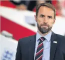  ??  ?? NOT AGAIN Song for Southgate a miss