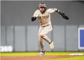  ?? ABBIE PARR AP ?? Fernando Tatis Jr. said the crowd in Minnesota was cheering for him in three games there this week.