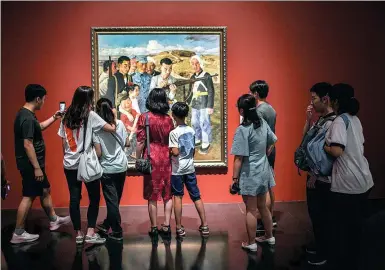  ?? PHOTOS PROVIDED TO CHINA DAILY ?? Psyche: A Portfolio of Xin Dongwang’s Works at the Tsinghua University Art Museum shows a selection of late artist Xin Dongwang’s oeuvre that glimpses into the mentality of Chinese people.