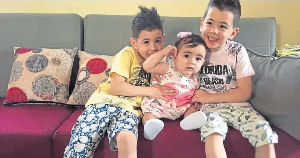  ??  ?? INNOCENT: Nadia El-nakla is worried about her family in Gaza, including her brother Mohammed’s children – twins Amjid and Majid and baby Layla.