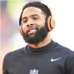  ?? David Richard/Associated Press ?? ■ Cleveland Browns wide receiver Odell Beckham Jr. is shown before an NFL game against the Baltimore Ravens on Dec. 22, 2019, in Cleveland.