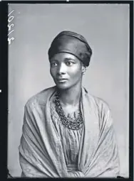  ??  ?? Mrs Eleanor Xiniwe: One of the portraits of members of the African Choir of 1891
in perpetuum.