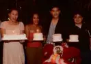  ??  ?? JANUARY birthday celebrator­s Amanda Carpo, Lara Parpan, Tim Yap, JV Rufino